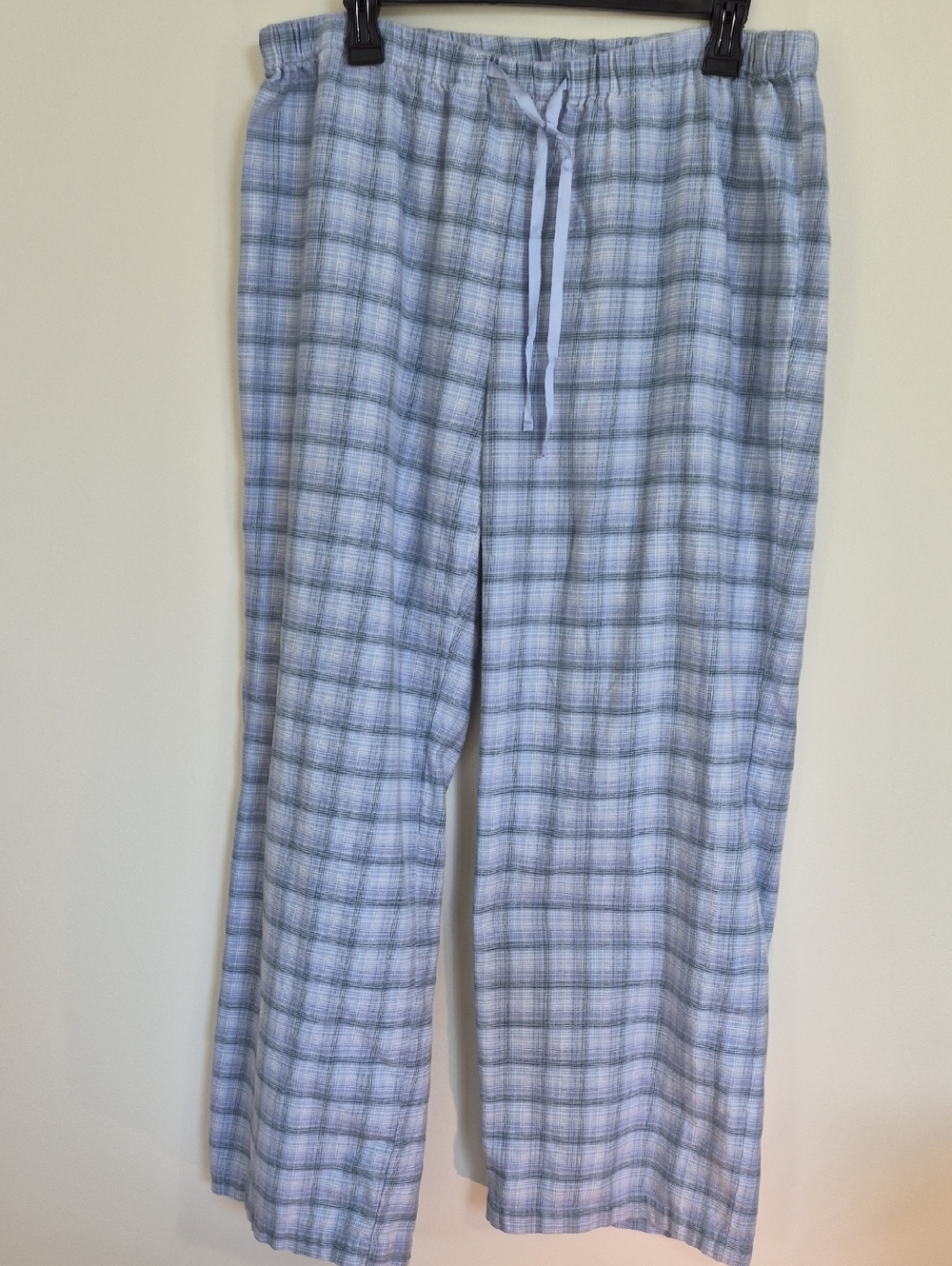Eddie Bauer Light Blue Plaid Women’s Pajama/Lounge Pants Size XL